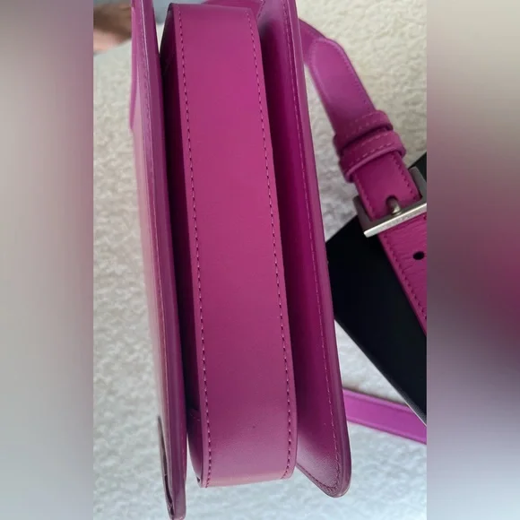 Saint Laurent Calfskin Solferino Fuschia Limited Edition Purse - Picture 6 of 15